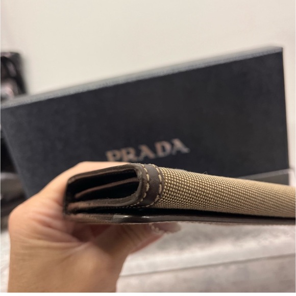Prada - Logo Jacquard Wallet - Picture 6 of 9